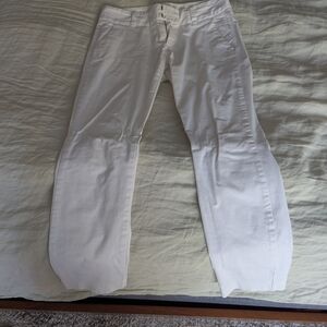 J.Crew Andie White Chino Pants Sz 4